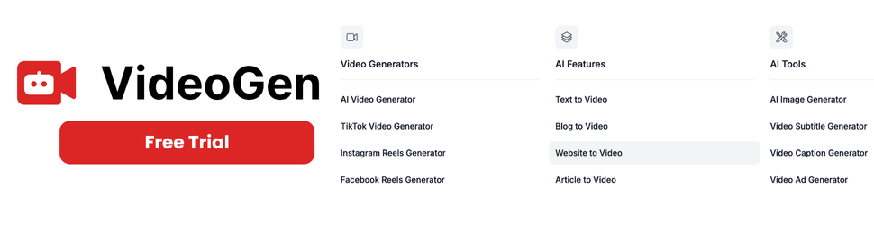 VideoGen - Create videos in seconds with AI