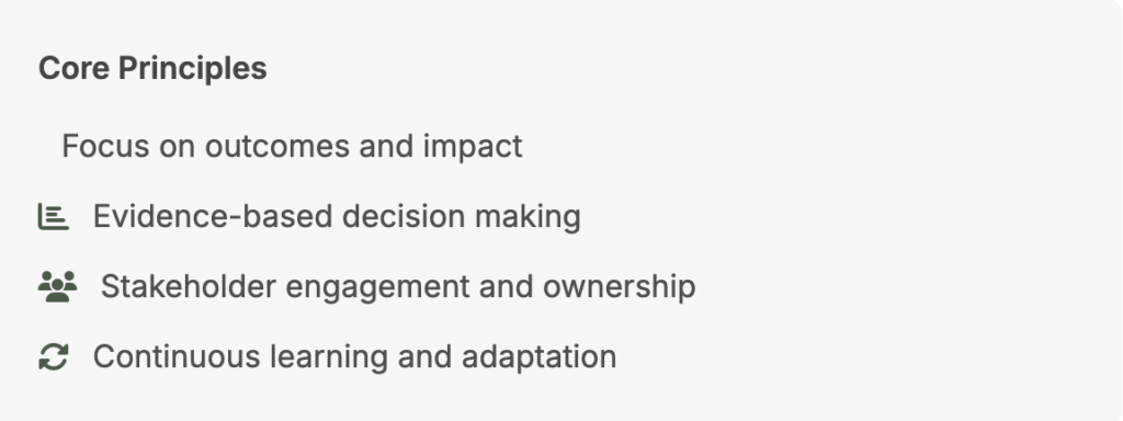 Results Based Management (RBM) in Monitoring and Evaluation (M&E)